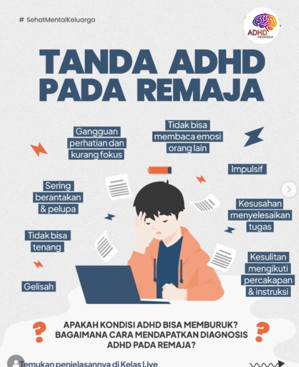Screening ADHD Non-Diagnostik: Edukasi Awal bagi Orang Tua di Kota Pontianak
